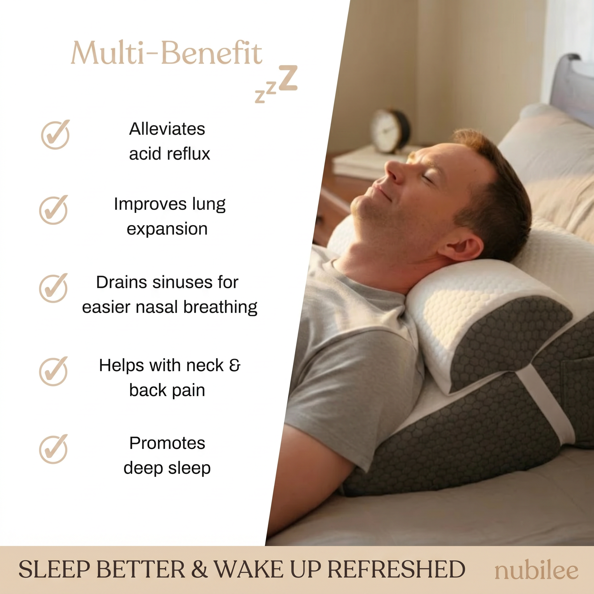 Anti-Snoring Wedge Pillow