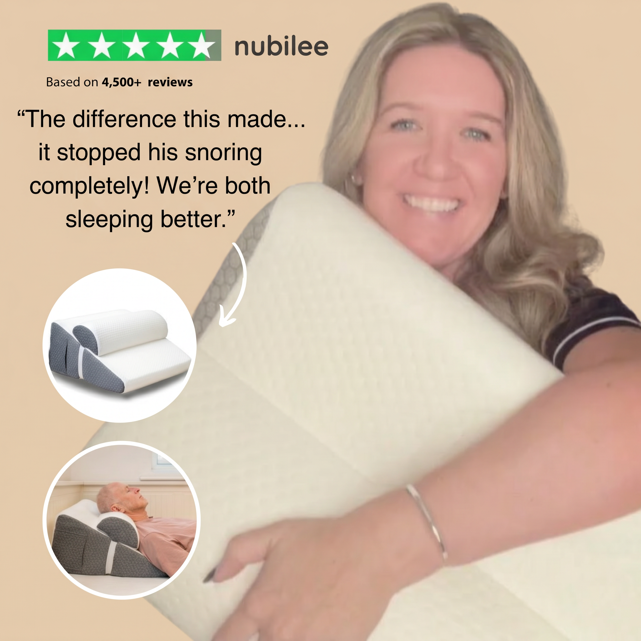 Anti-Snoring Wedge Pillow